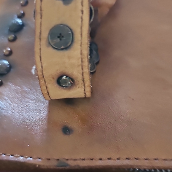 Western Leather Purse Fringe Handbag Tote Concealed Carry - Picture 14 of 16